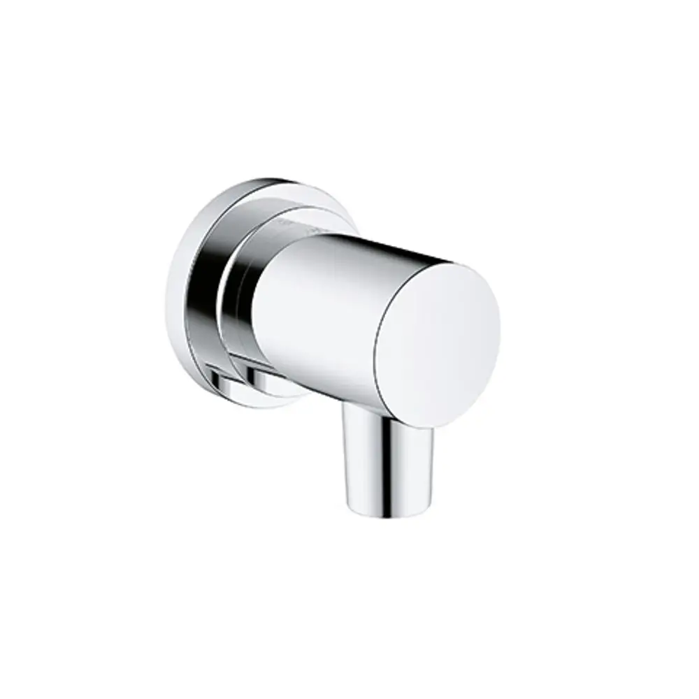 Kludi Schlauchanschlussbogen in chrom, mit runder und glatter Oberfläche, zur Wandmontage geeignet. Ideal für die Verbindung von Wasserleitungen.